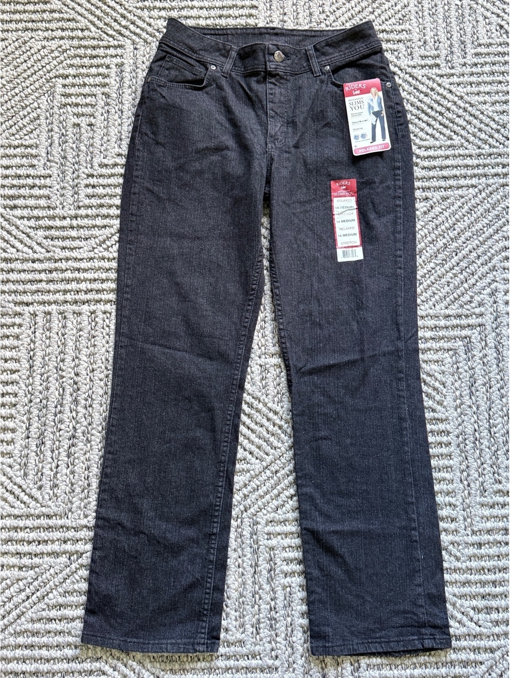 NWT Riders by Lee women's mid-rise bootcut/flare jeans  size 14